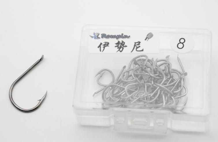 Rompin 200pcs/Box Multiple Sizes High Carbon Steel Fishing Hook