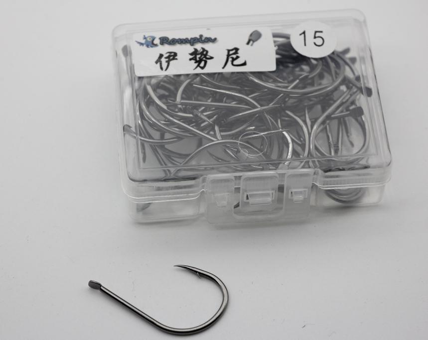 Rompin 200pcs/Box Multiple Sizes High Carbon Steel Fishing Hook