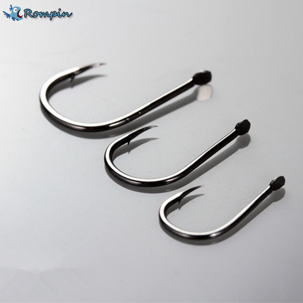 Rompin 200pcs/Box Multiple Sizes High Carbon Steel Fishing Hook