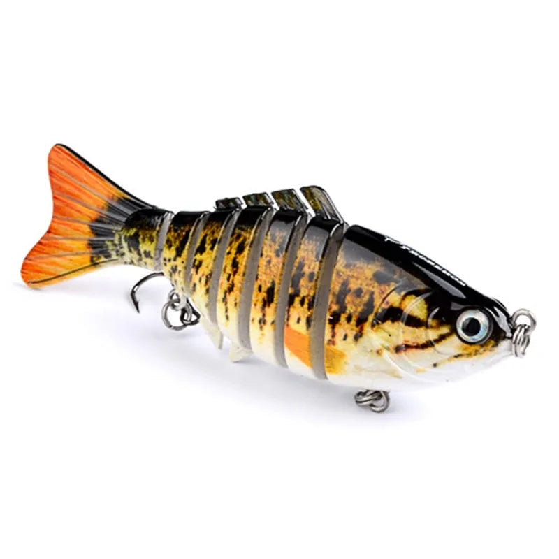 Artificial Minnow Multi-section Wobbler Fishing Bait