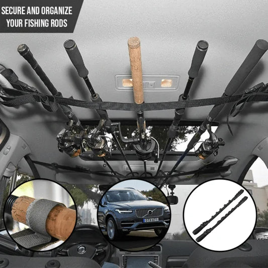 Fishing Rod Rack Holder Strap Storage Car